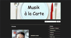Desktop Screenshot of musikalacarte.ch